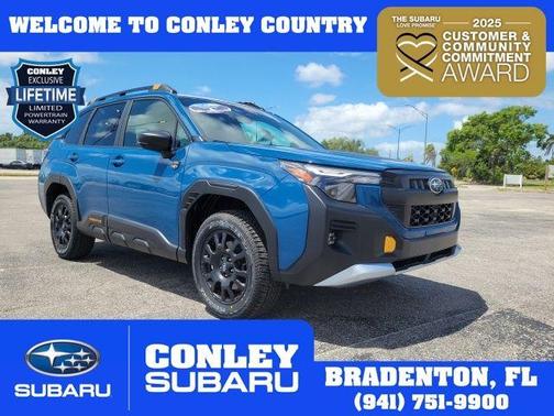 Blue 2026 Subaru Forester Wilderness
