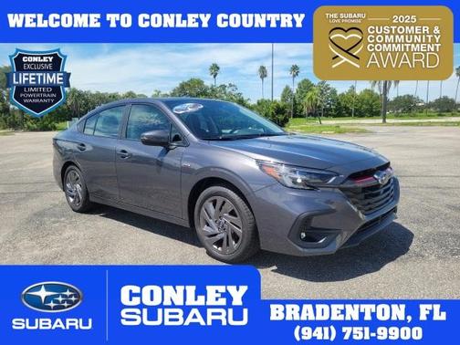 Gray Metallic 2025 Subaru Legacy Sport Sedan