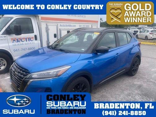 2 Tone Blue / Black 2023 Nissan Kicks SR SUV