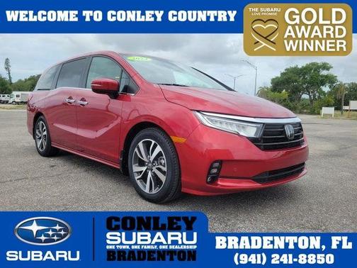 Red 2024 Honda Odyssey Touring