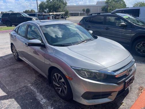 Silver 2016 Honda Civic EX