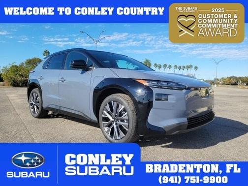 Gray 2026 Subaru Solterra Touring SUV