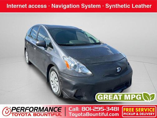 Magnetic Gray Metallic 2014 Toyota Prius v Three