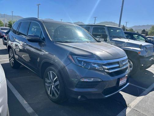 Light Blue 2017 Honda Pilot Elite