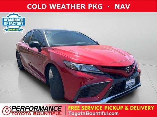 Midnight Black Metallic 2023 Toyota Camry XSE