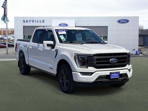 Star White Metallic Tri-Coat 2023 Ford F-150 Lariat