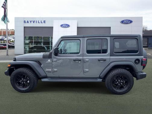 Gray 2020 Jeep Wrangler Unlimited Sport