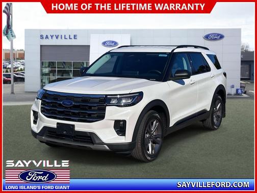 Star White Metallic Tri-Coat 2026 Ford Explorer Active