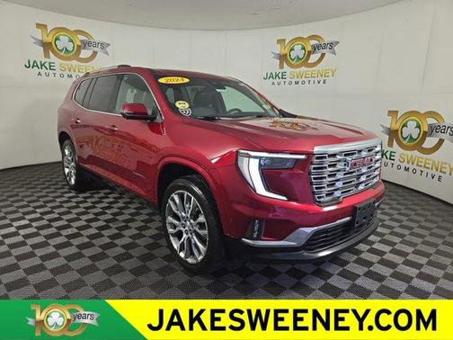 Volcanic Red 2024 GMC Acadia Denali