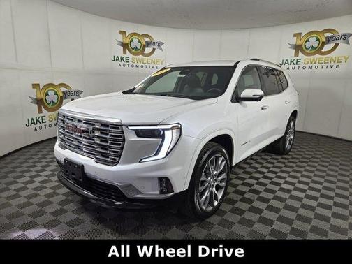 White Frost Tri-Coat 2024 GMC Acadia Denali