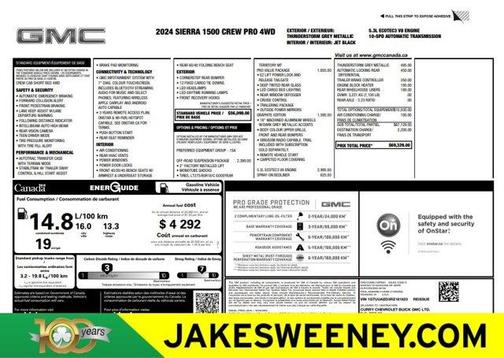 Gray 2024 GMC Sierra 1500 Pro