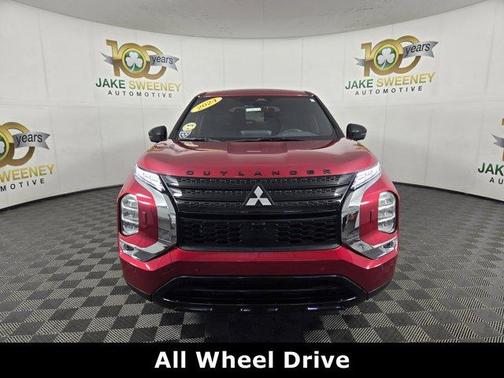 Diamond Red 2024 Mitsubishi Outlander SE Black Edition
