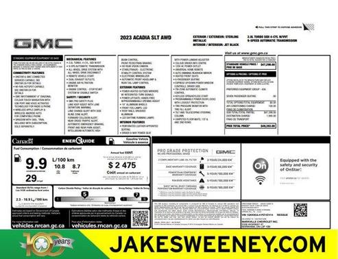 Sterling 2023 GMC Acadia SLT