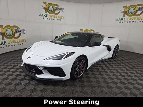 Arctic White 2024 Chevrolet Corvette Stingray w/2LT
