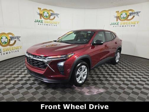 Crimson Metallic 2024 Chevrolet Trax LS