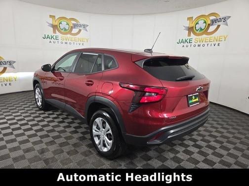 Crimson Metallic 2024 Chevrolet Trax LS