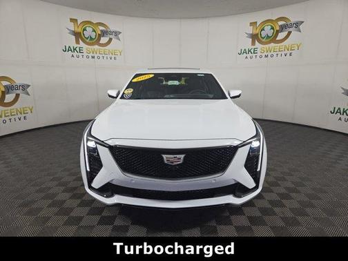 Summit White 2025 Cadillac CT5 Sport