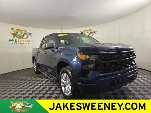 Northsky Blue Metallic 2022 Chevrolet Silverado 1500 Custom
