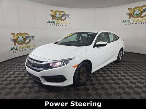 Taffeta White 2016 Honda Civic LX