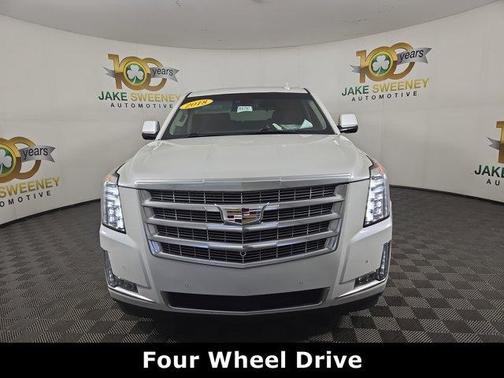 Crystal White Tri-Coat 2018 Cadillac Escalade Premium Luxury