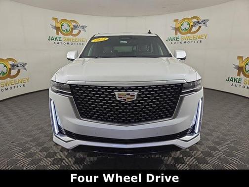 Crystal White Tri-Coat 2023 Cadillac Escalade ESV Premium Luxury
