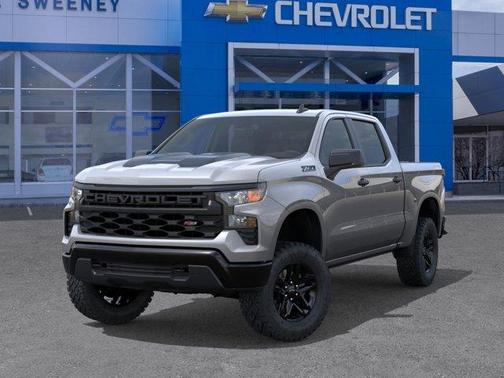 Sterling Gray Metallic 2026 Chevrolet Silverado 1500 Custom Trail Boss