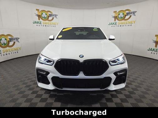 Alpine White 2021 BMW X6 xDrive40i