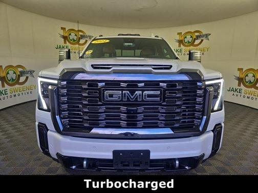 White Frost Tri-Coat 2024 GMC Sierra 3500 Denali Ultimate