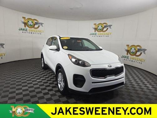 Clear White 2018 Kia Sportage LX