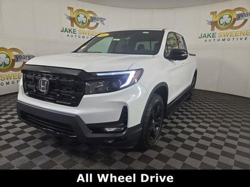Platinum White Pearl 2025 Honda Ridgeline Black Edition