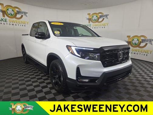 Platinum White Pearl 2025 Honda Ridgeline Black Edition