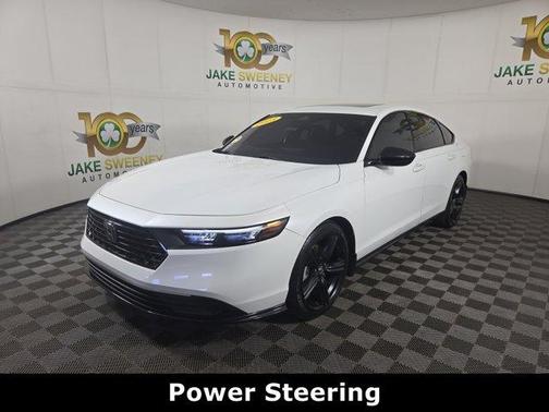 Platinum White Pearl 2023 Honda Accord Hybrid Sport-L