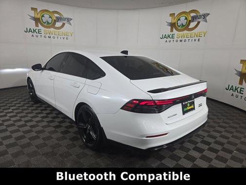 Platinum White Pearl 2023 Honda Accord Hybrid Sport-L