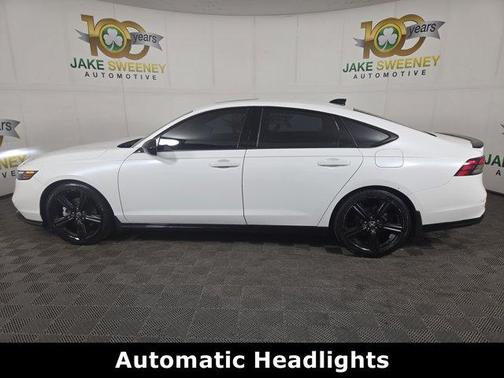 Platinum White Pearl 2023 Honda Accord Hybrid Sport-L