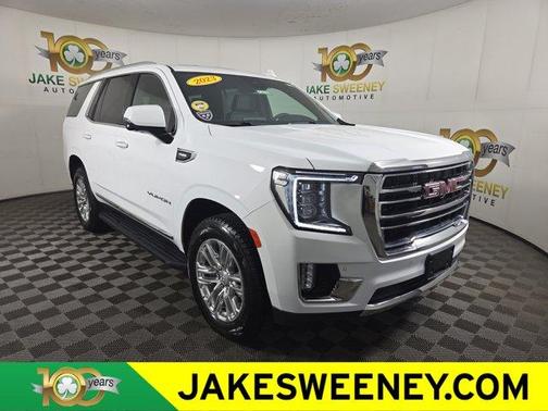 Summit White 2023 GMC Yukon SLT