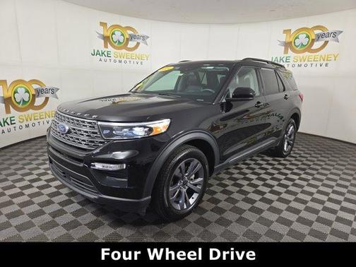 Black Metallic 2024 Ford Explorer XLT