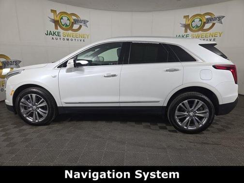 Crystal White Tri-Coat 2024 Cadillac XT5 Premium Luxury