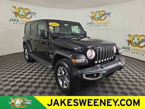 Black Clearcoat 2020 Jeep Wrangler Unlimited Sahara