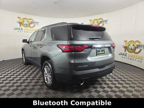 Silver Sage Metallic 2022 Chevrolet Traverse LT Cloth