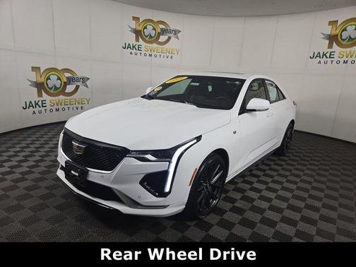Summit White 2022 Cadillac CT4 Sport
