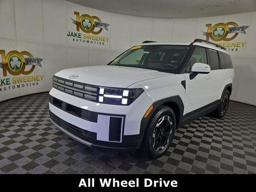 White 2025 Hyundai SANTA FE SEL