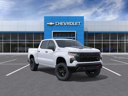 Summit White 2026 Chevrolet Silverado 1500 Custom Trail Boss