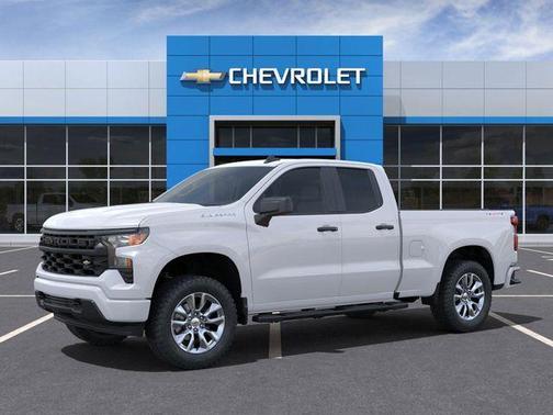 Summit White 2025 Chevrolet Silverado 1500 Custom