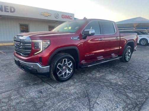 Volcanic Red 2024 GMC Sierra 1500 SLT