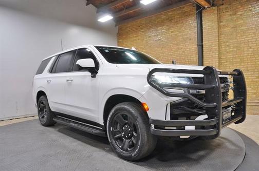 White 2023 Chevrolet Tahoe Police