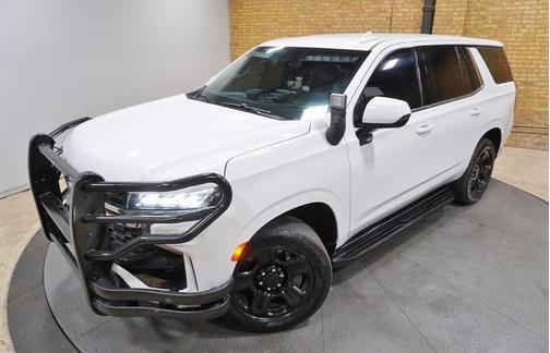 White 2023 Chevrolet Tahoe Police