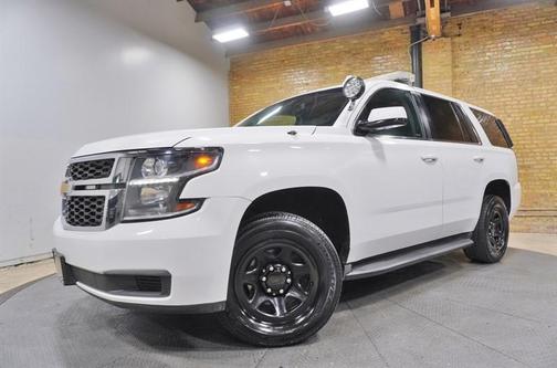 White 2016 Chevrolet Tahoe Police