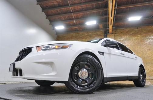 White 2014 Ford Sedan Police Interceptor Base