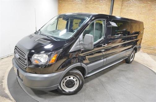 Black 2018 Ford Transit-350 350 LOW ROOF XL-15