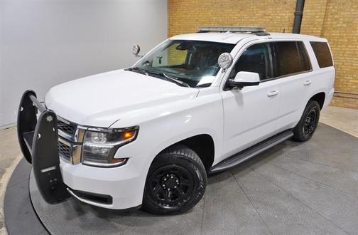 White 2019 Chevrolet Tahoe Police